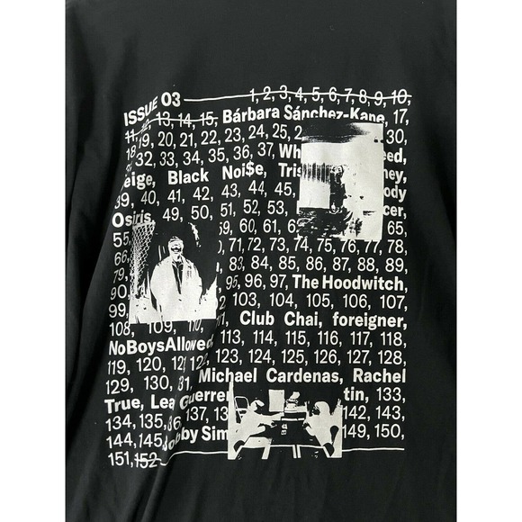 CULT CLASSIC Black Graphic Print Tee Shirt Long Sleeve Men's Size XXL - Picture 3 of 4